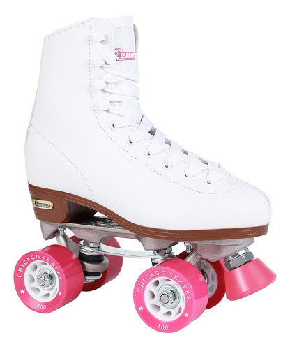 Patines Premium Blancos De Cuatro Ruedas Niñas Y Mujer...