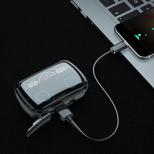 ` Audífonos In-ear Inalámbricos Bluetooth M10 Negro Color