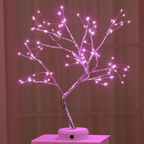 Lámpara De Árbol Bonsái De Mesa Decoración Led Para Sala