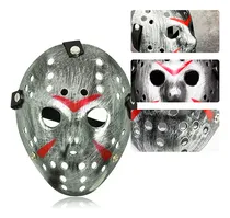 Comprar Máscara De Jason Gris Viernes 13 Halloween