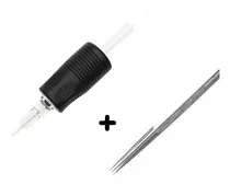 Comprar Agujas Para Tatuar X10u + Punteras Descartables X10u Tattoo