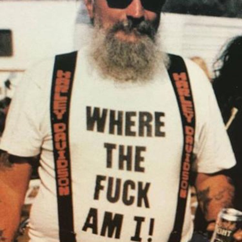 Remera Where The Fuck Am I - Outlaw Bikers