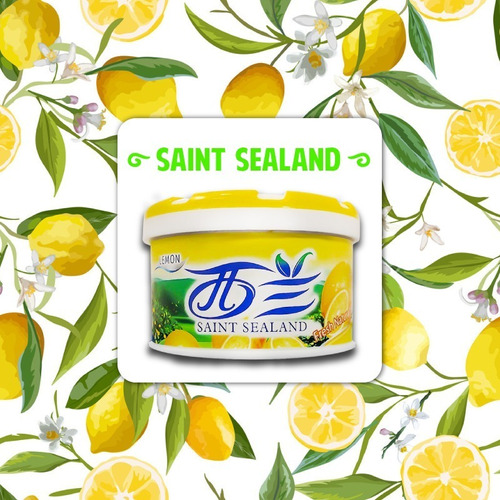 Saint Sealand Ambientador Limón En Gel Para Hogar O Auto