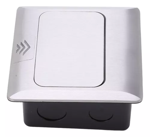 Enchufe de mesa empotrado, diseño integrado con 2 USB, enchufe empotrable  con tapa deslizante, 2 USB+2 enchufes estándar europeos para oficina en casa