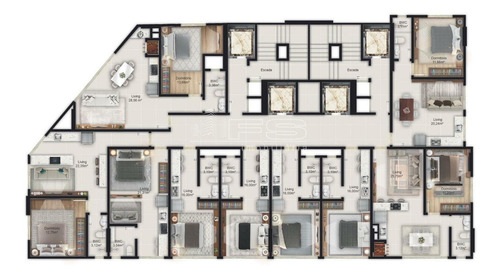 Imagem 13 de 15 de Flats No Vision Tower Em Meia Praia - 4648