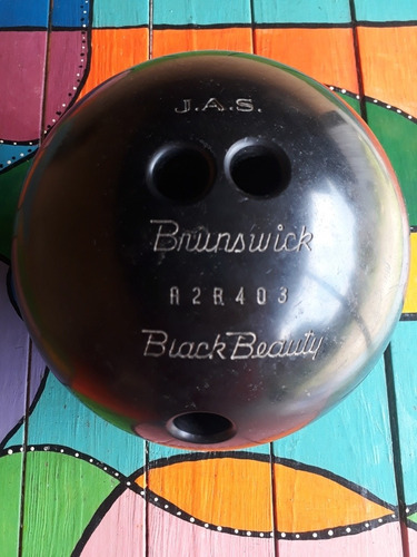 Bowling Bola Brunswick Black Beauty Vintage