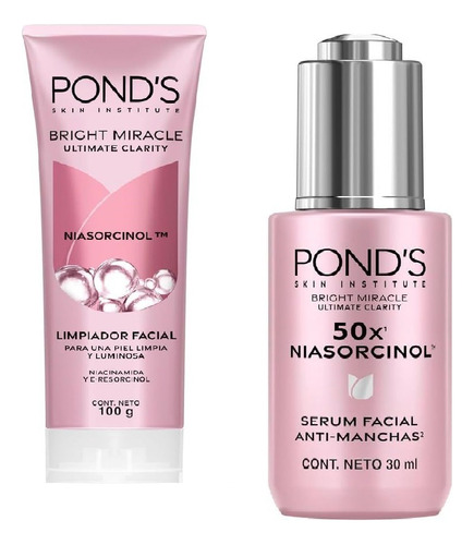 Pond's Bright Miracle Niasorcinol Crema Día+crema Ojos+sérum Momento De Aplicación Día Tipo De Piel Mixta