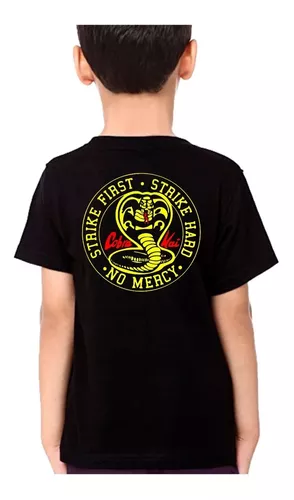 Camiseta Infantil Desenho Comando Cobra 100% Algodão