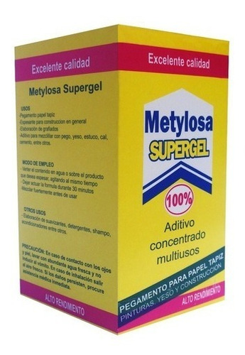 Metylosa Pega Papel Tapiz Supergel Metylan Original 100%