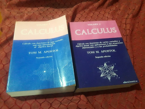 Libro Calculo Calculus  Apostol 2 Tomos