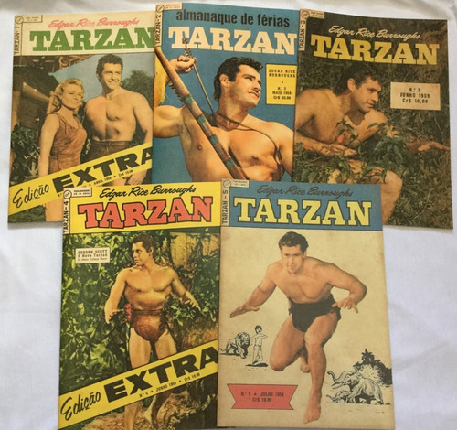 Lote Tarzan - 2º Série - 1 A 10 Em Fac-símile - Frete Grátis