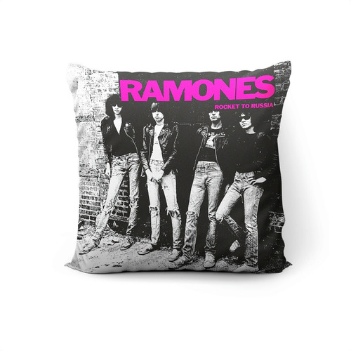 Cojín Ramones: Rocket To Russia 45x45cm Vudú Love 