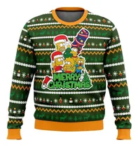 Comprar Polera Los Simpsons Ugly Sueter Polera Navidad Homero Bart