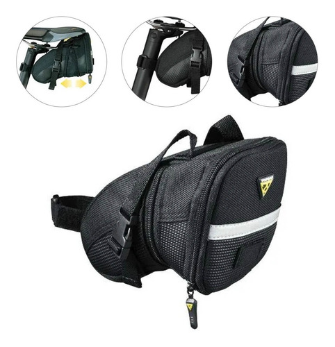 Bolsa De Selim Topeak Aero Wedge Pack Com Tiras L