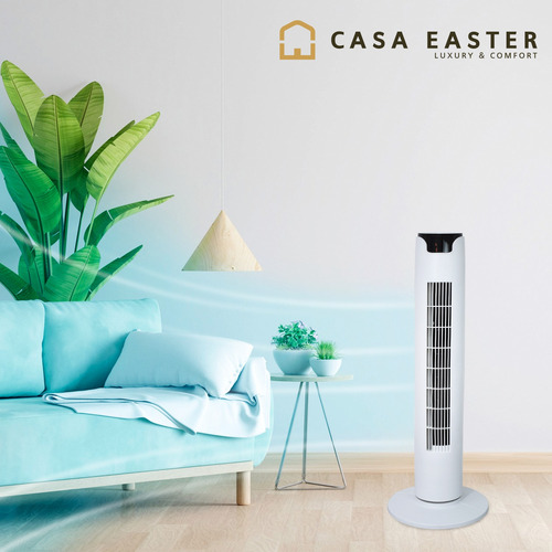 Ventilador De Torre 3 Niveles De Ventilación Y Rotación 180°
