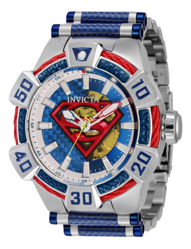 Reloj Para Hombres Invicta Dc Comics 41000 Acero Azul