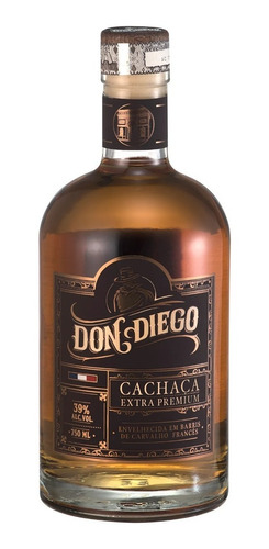 Cachaça Refinada Don Diego Extra Premium 750 Ml