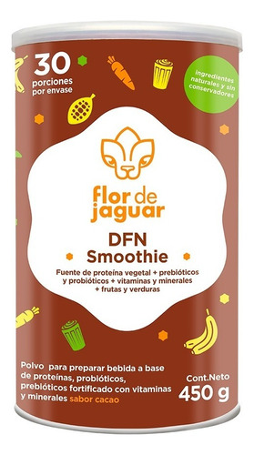 Flor De Jaguar | Dfn Smoothie En Polvo Sabor Cacao