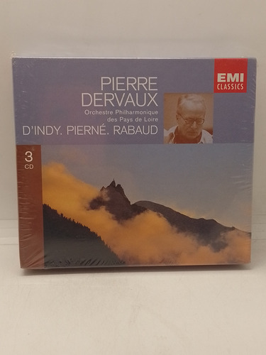 Pierre Dervaux Plays D'indy Pierne Rebaud Cdx3 Nuevo 