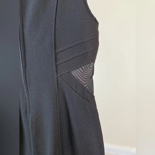 Vestido Con Transparencias Y Tela Calada Muy Delicado Rare
