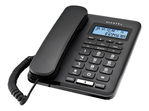 Teléfono Alcatel  MT888 fijo - color negro