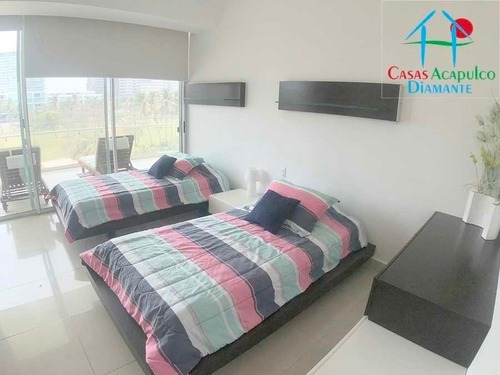 Imagen 9 de 14 de Cad Laguna Cielo 404 Vista Al Campo De Golf Y Al Mar