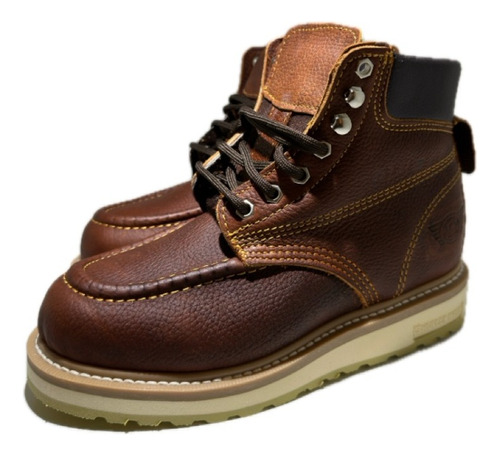 Bota Ajustable Doble Densidad Piel Welt Bordo Resistentes