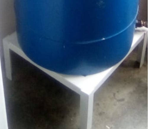 Base Para Tanque Cilíndrico De Agua