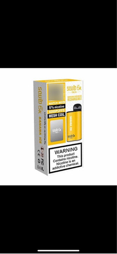 Imagen 2 de 3 de Squid 5000 Puff Vape Desechable Original Al Mayor O Detal