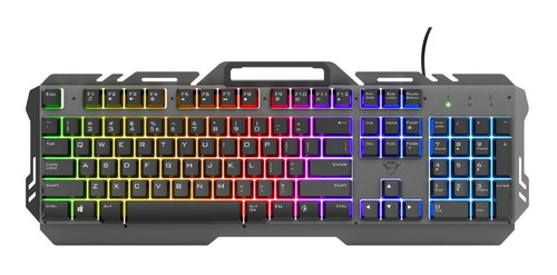 Imagen 3 de 8 de Teclado Trust Esca Membrana Led Gxt 853