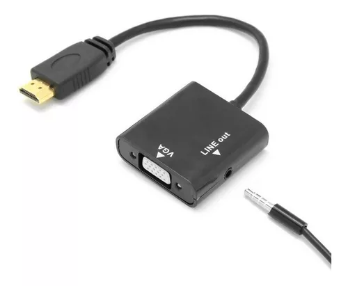 Convertidor VGA a HDMI, Convertidor VGA a HDMI con sonido