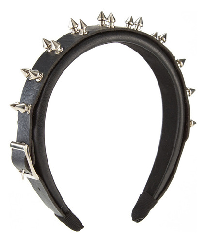 Diadema Rock Headwear Con Remaches, Diadema Punk Steampunk S