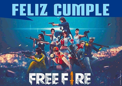 Kit Free Fire Decoración Piñata Fiesta Cumpleaños + Obsequio