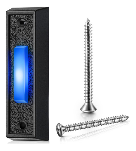 Boton De Timbre Iluminado Con Led, Boton De Timbre De Puerta