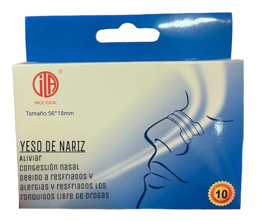 Parches Nasales Anti Ronquido 10 Pcs