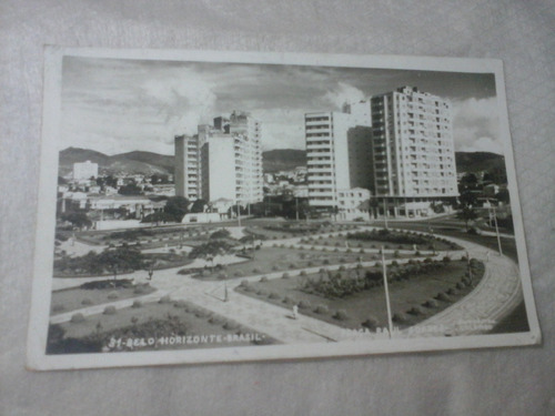 Postal Praça Raul Soares Belo Horizonte Em 1957  