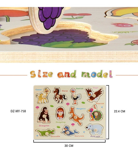 Puzzle Infantil Rompecabezas, Puzzles Encaje Niño Didáctico