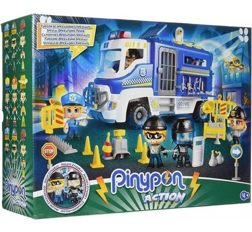 Pinypon Action Furgon De Policia  Operaciones Especiales