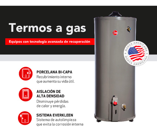 Rheem Termo A Gas Natural 190 Litros