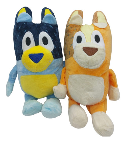 Peluche Peluches Bluey Chilli Heeler Y Bandit Heeler