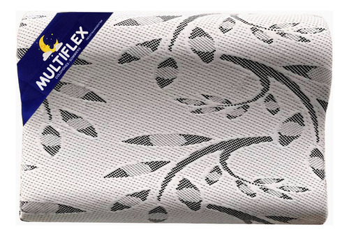 Almohada Cervical Viscoélastica De Luxe Multiflex Color Gris