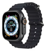 Comprar Relógio Smartwatch 9 Ultra Max 2024 49mm Faz Chamadas Bússola Caixa Prateado Pulseira Preto