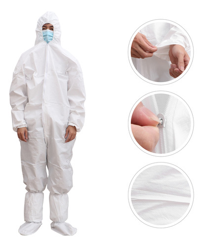 Bata De Aislamiento Desechable Con Productos Químicos