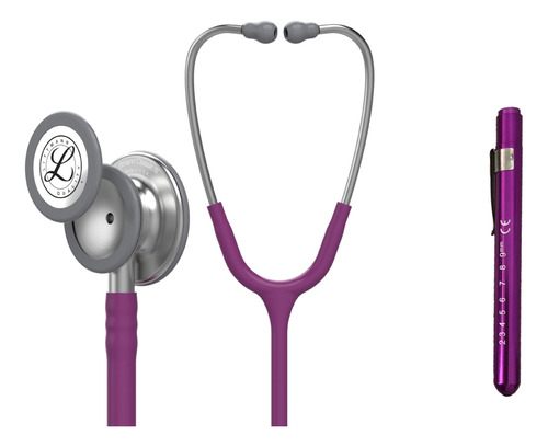 Fonendoscopio 3m Littmann Classic 3 Plum + Linterna, Envio