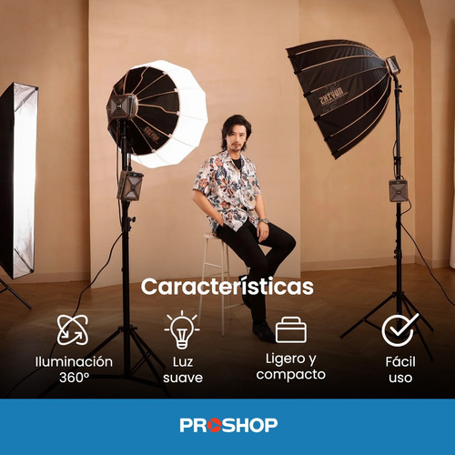 Softbox Linterna Zhiyun 65 Cm Difusor Iluminacion Bowens