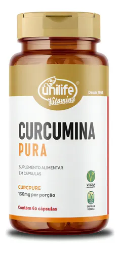 Curcumina pura Unilife 60 cápsulas