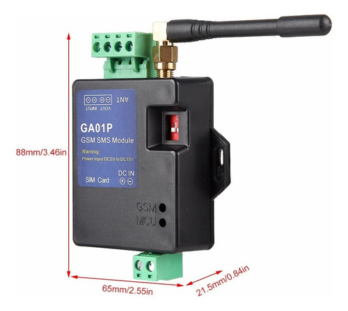 Gsm Sms Llamada Alarma Módulo De Corte De Alimentación Fallo
