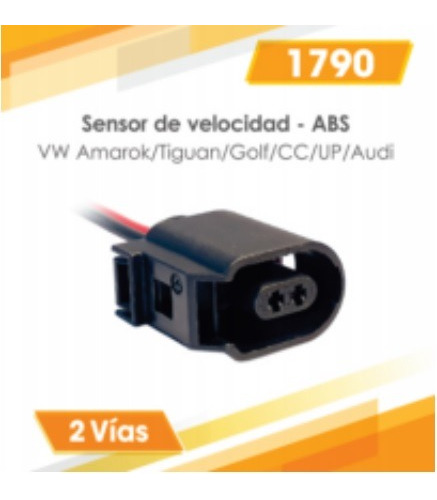 Ficha Oro P/ Sensor Velocidad Y Abs Vw Amarok Tiguan Golf Up