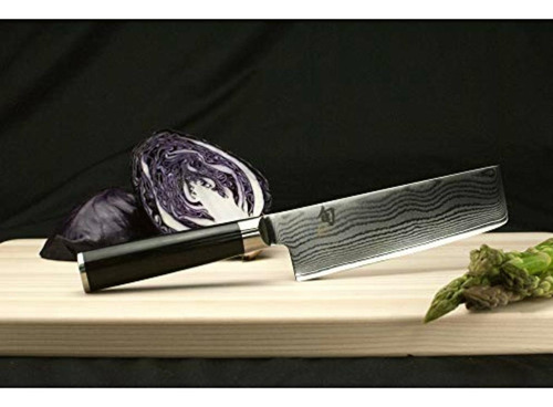 Cuchillo Nakiri De Acero Inoxidable 16.5 Cm