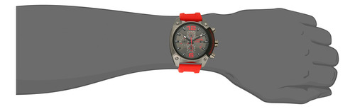 Reloj Diesel Overflow Dz4481 Cronógrafo Para Hombre Color Ro